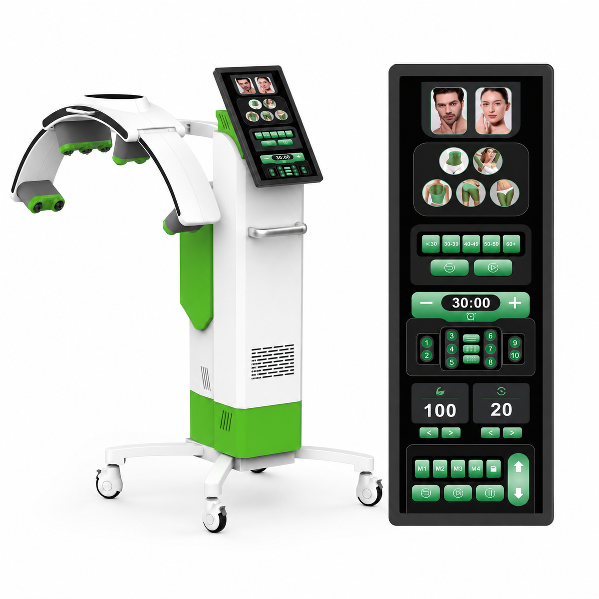 Green Laser Body Contouring System – Professional 360° Low-Level Laser Device