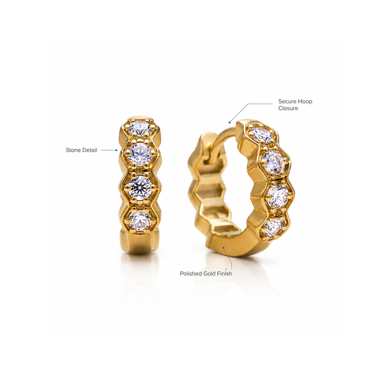Veron Gold Spark Creolen