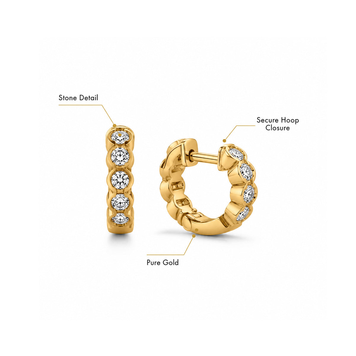 Veron Gold Spark Creolen